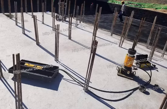 Rock Bolt retira a capacidade da máquina de teste com teste 100t